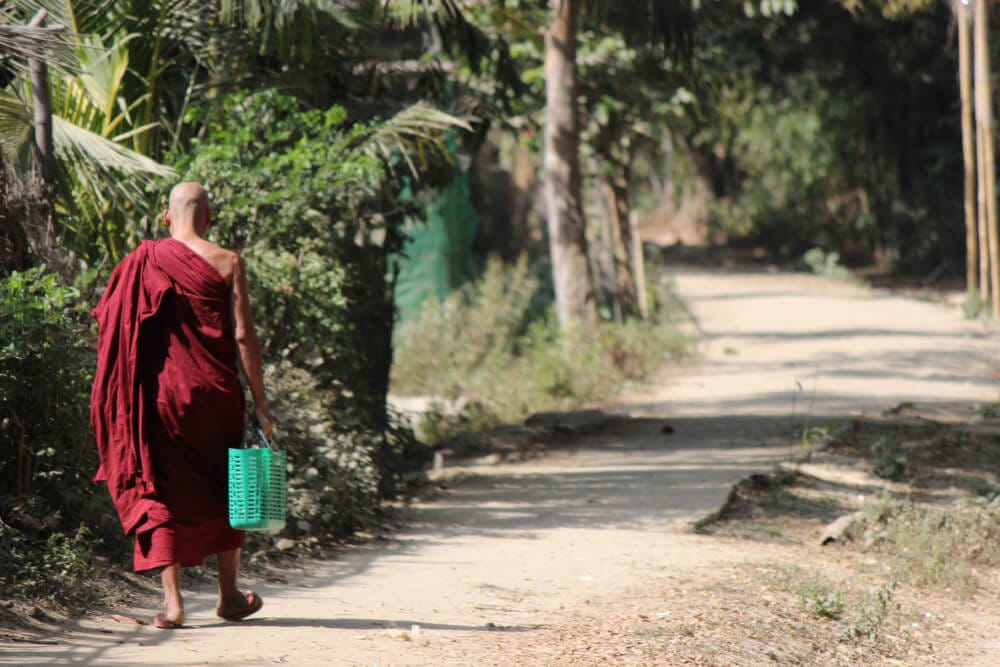 Buddist Monk in Mynamar