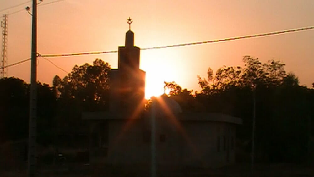 Sunrise over Mosque in Closed Countries